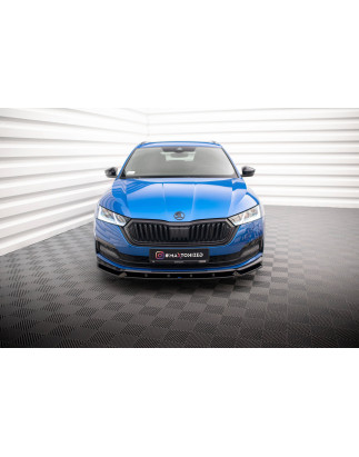 SPLITTER ANTERIORE V.1 Skoda Octavia Sportline Mk4 (Cod. M-SK-OC-4-SL-K-FD1G)