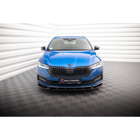 SPLITTER ANTERIORE V.1 Skoda Octavia Sportline Mk4 (Cod. M-SK-OC-4-SL-K-FD1G)
