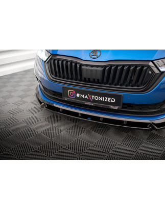 SPLITTER ANTERIORE V.1 Skoda Octavia Sportline Mk4 (Cod. M-SK-OC-4-SL-K-FD1G)