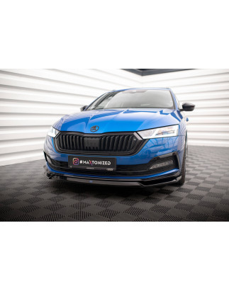 SPLITTER ANTERIORE V.2 Skoda Octavia Sportline Mk4 (Cod. M-SK-OC-4-SL-K-FD2G)