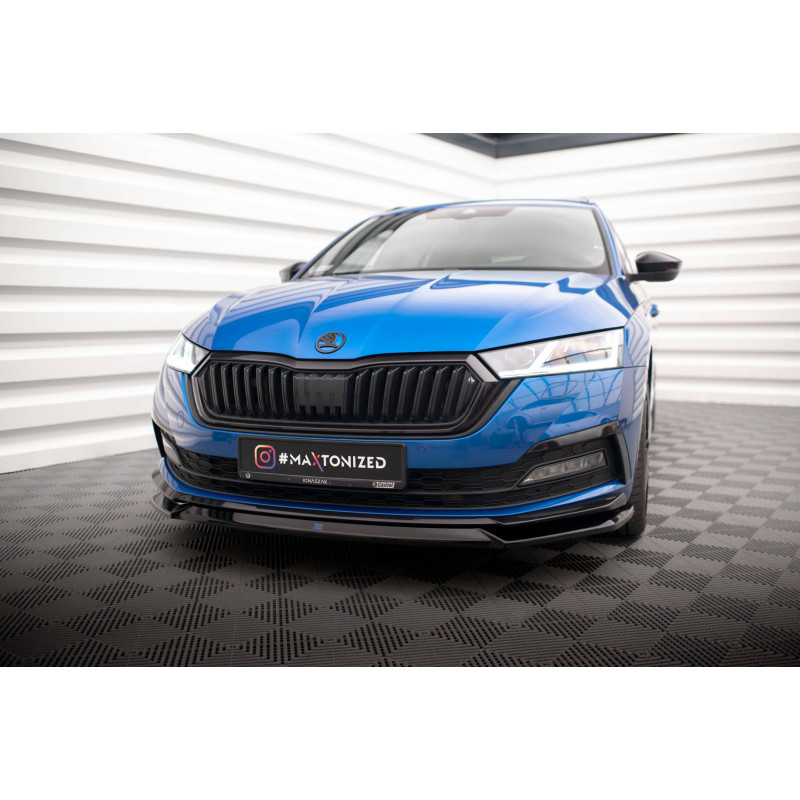 SPLITTER ANTERIORE V.2 Skoda Octavia Sportline Mk4 (Cod. M-SK-OC-4-SL-K-FD2G)