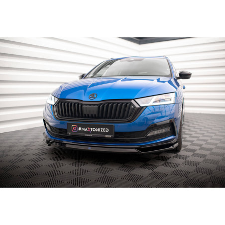 SPLITTER ANTERIORE V.2 Skoda Octavia Sportline Mk4 (Cod. M-SK-OC-4-SL-K-FD2G)