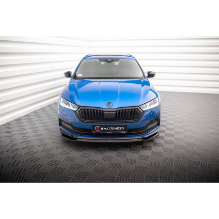 SPLITTER ANTERIORE V.2 Skoda Octavia Sportline Mk4 (Cod. M-SK-OC-4-SL-K-FD2G)