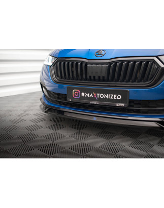 SPLITTER ANTERIORE V.2 Skoda Octavia Sportline Mk4 (Cod. M-SK-OC-4-SL-K-FD2G)
