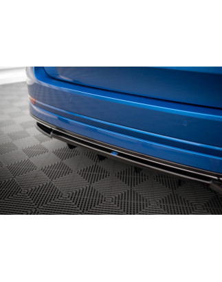 Splitter posteriore (con barre verticali) Skoda Octavia Sportline Mk4 (Cod. M-SK-OC-4-SL-K-RD1G+RD2G
