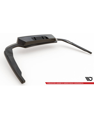 Splitter posteriore (con barre verticali) Skoda Octavia Sportline Mk4 (Cod. M-SK-OC-4-SL-K-RD1G+RD2G