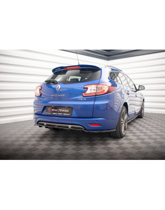 Splitter posteriore (con barre verticali) Renault Megane GT Line Grandtour Mk3 Facelift (Cod. M-RE-M