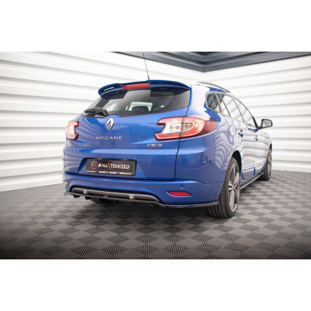 Splitter posteriore (con barre verticali) Renault Megane GT Line Grandtour Mk3 Facelift (Cod. M-RE-M