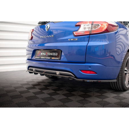 Splitter posteriore (con barre verticali) Renault Megane GT Line Grandtour Mk3 Facelift (Cod. M-RE-M