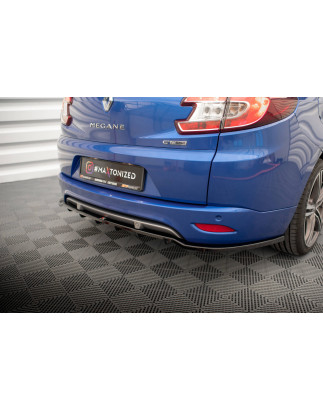 Splitter posteriore (con barre verticali) Renault Megane GT Line Grandtour Mk3 Facelift (Cod. M-RE-M