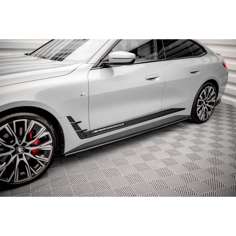 Diffusori minigonne V.2 BMW i4 M-Pack G26 (Cod. M-BM-I4-G26-MPACK-GC-SD2G)