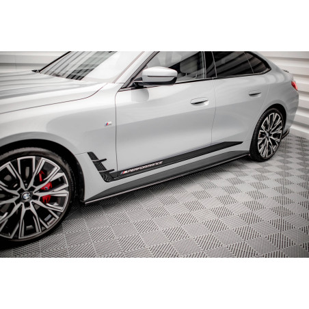 Diffusori minigonne V.2 BMW i4 M-Pack G26 (Cod. M-BM-I4-G26-MPACK-GC-SD2G)