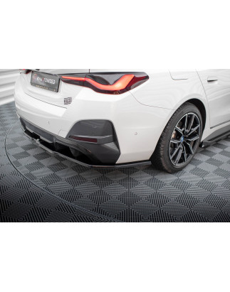 Splitter posteriore (con barre verticali) V.1 BMW i4 M-Pack G26 (Cod. M-BM-I4-G26-MPACK-RD1G+RD3G)