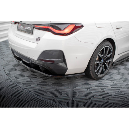 Splitter posteriore (con barre verticali) V.1 BMW i4 M-Pack G26 (Cod. M-BM-I4-G26-MPACK-RD1G+RD3G)
