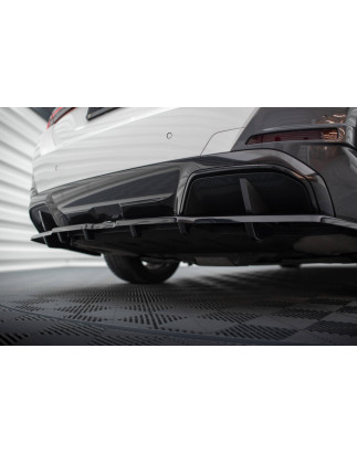 Splitter posteriore (con barre verticali) V.1 BMW i4 M-Pack G26 (Cod. M-BM-I4-G26-MPACK-RD1G+RD3G)