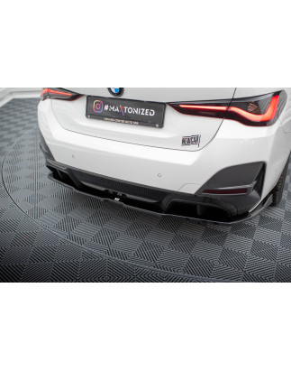 Splitter posteriore (con barre verticali) V.2 BMW i4 M-Pack G26 (Cod. M-BM-I4-G26-MPACK-RD2G+RD3G)