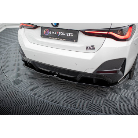 Splitter posteriore (con barre verticali) V.2 BMW i4 M-Pack G26 (Cod. M-BM-I4-G26-MPACK-RD2G+RD3G)