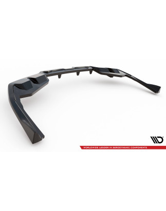 Splitter posteriore (con barre verticali) V.2 BMW i4 M-Pack G26 (Cod. M-BM-I4-G26-MPACK-RD2G+RD3G)