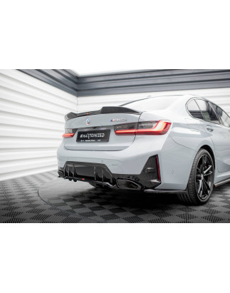 Splitter posteriore (con barre verticali) V.1 BMW M340i G20 / G21 Facelift (Cod. M-BM-3-20F-M-RD1G+R