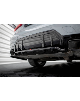 Splitter posteriore (con barre verticali) V.1 BMW M340i G20 / G21 Facelift (Cod. M-BM-3-20F-M-RD1G+R