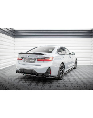 Splitter posteriore (con barre verticali) V.1 BMW M340i G20 / G21 Facelift (Cod. M-BM-3-20F-M-RD1G+R