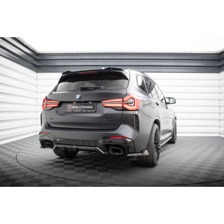 Splitter posteriore (con barre verticali) BMW X3 M-Pack G01 Facelift (Cod. M-BM-X3-01F-MPACK-RD1G+RD