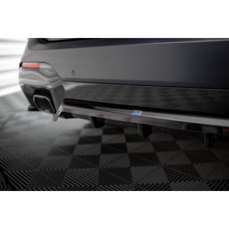 Splitter posteriore (con barre verticali) BMW X3 M-Pack G01 Facelift (Cod. M-BM-X3-01F-MPACK-RD1G+RD