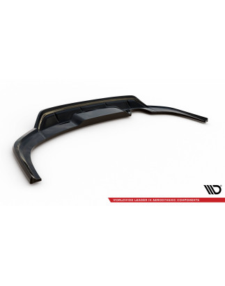 Splitter posteriore (con barre verticali) Volkswagen Taigo R-Line Mk1 (Cod. M-VW-TA-1-RLINE-RD1G+RD2
