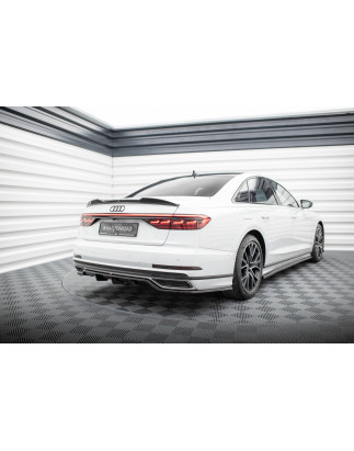 Splitter posteriore (con barre verticali) Audi A8 S-Line D5 (Cod. M-AU-A8-D5-SLINE-RD1G+RD2G)