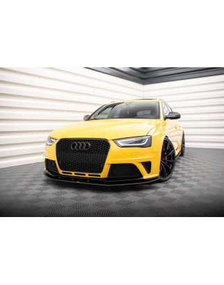 SPLITTER ANTERIORE street pro Audi RS4 B8 (Cod. M-AURS4B8CNC-FD1B)