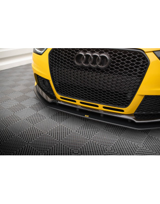 SPLITTER ANTERIORE street pro Audi RS4 B8 (Cod. M-AURS4B8CNC-FD1B)