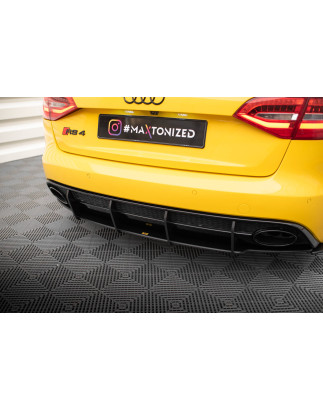 DIFFUSORE POSTERIORE street pro Audi RS4 B8 (Cod. M-AURS4B8CNC-RS1B)