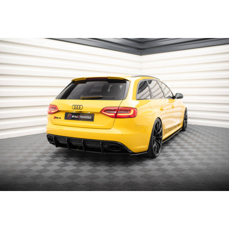 DIFFUSORE POSTERIORE street pro Audi RS4 B8 (Cod. M-AURS4B8CNC-RS1B)