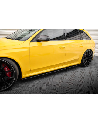 Diffusori minigonne street pro Audi RS4 B8 (Cod. M-AURS4B8CNC-SD1B)