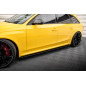 Diffusori minigonne street pro Audi RS4 B8 (Cod. M-AURS4B8CNC-SD1B)