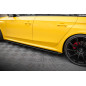 Diffusori minigonne street pro Audi RS4 B8 (Cod. M-AURS4B8CNC-SD1B)