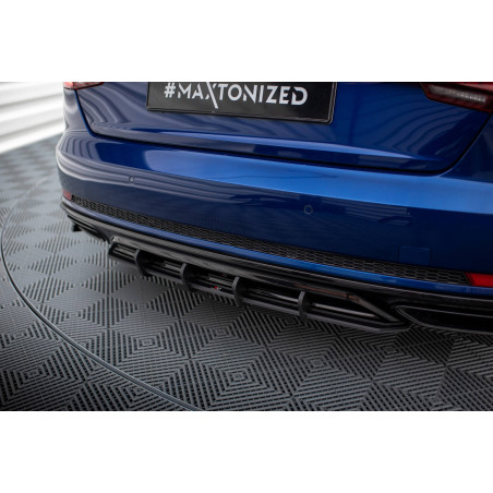 DIFFUSORE POSTERIORE street pro Audi A4 Competition B9  (Cod. M-AUA4B9COMPCNC-RS1B)