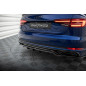 Splitter posteriore (con barre verticali) Audi A4 Competition B9 (Cod. M-AU-A4-B9-COMP-RD1G+RD2G)