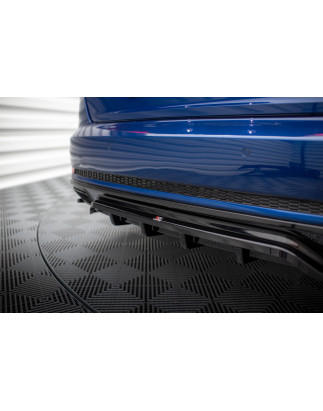 Splitter posteriore (con barre verticali) Audi A4 Competition B9 (Cod. M-AU-A4-B9-COMP-RD1G+RD2G)