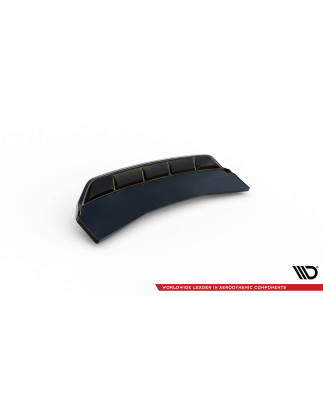Splitter posteriore (con barre verticali) Audi A4 Competition B9 (Cod. M-AU-A4-B9-COMP-RD1G+RD2G)