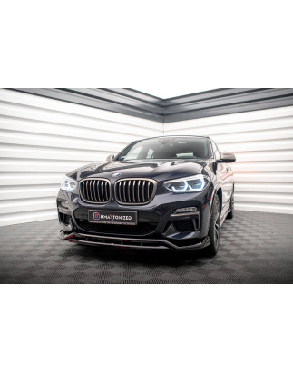 SPLITTER ANTERIORE V.2 BMW X4 M-Pack G02 (Cod. M-BM-X4-02-MPACK-FD2G+FD2RG)