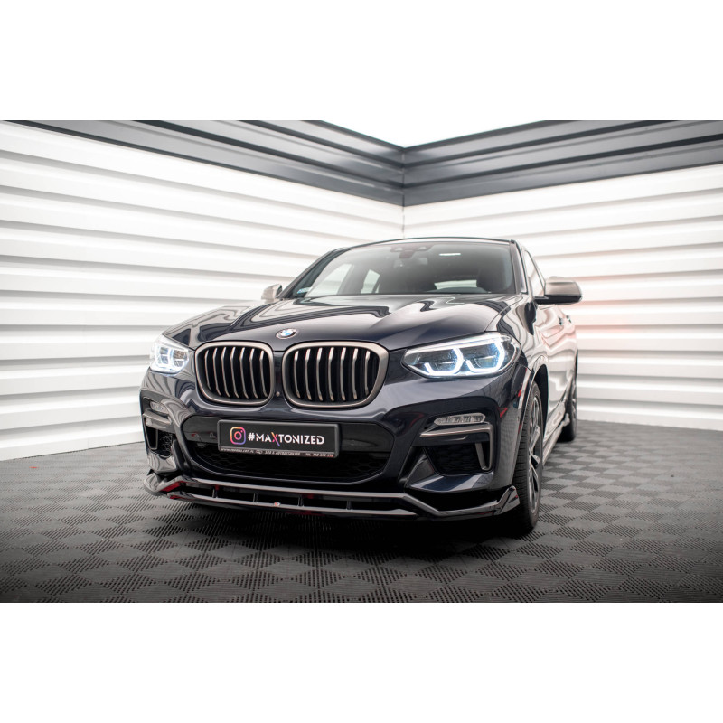 SPLITTER ANTERIORE V.2 BMW X4 M-Pack G02 (Cod. M-BM-X4-02-MPACK-FD2G+FD2RG)