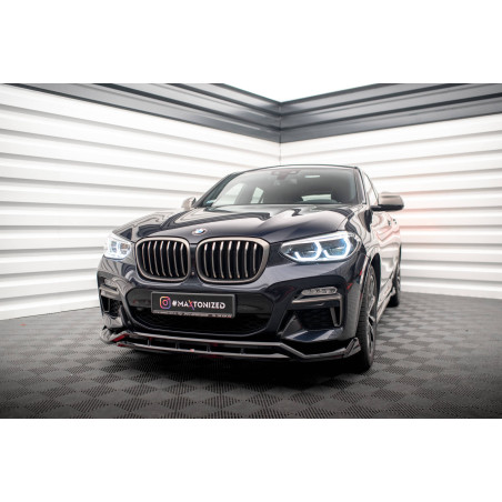 SPLITTER ANTERIORE V.2 BMW X4 M-Pack G02 (Cod. M-BM-X4-02-MPACK-FD2G+FD2RG)