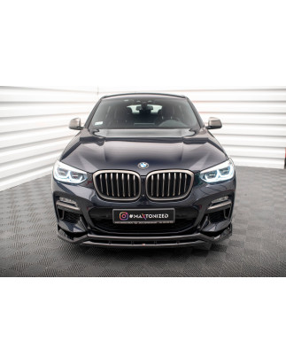 SPLITTER ANTERIORE V.2 BMW X4 M-Pack G02 (Cod. M-BM-X4-02-MPACK-FD2G+FD2RG)