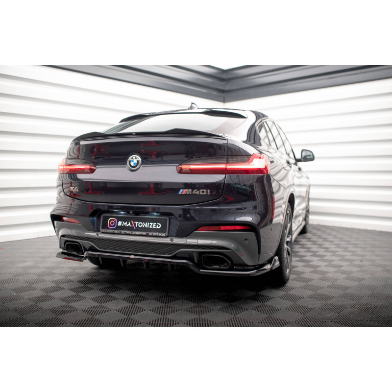 Splitter posteriore (con barre verticali) V.2 BMW X4 M40i G02 (Cod. M-BM-X4-02-MPACK-RD2G+RD3G)