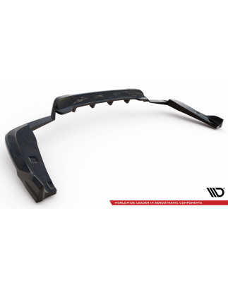 Splitter posteriore (con barre verticali) V.2 BMW X4 M40i G02 (Cod. M-BM-X4-02-MPACK-RD2G+RD3G)