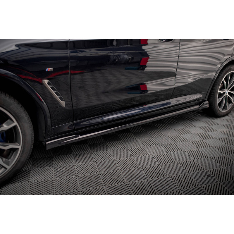 Diffusori minigonne V.2 BMW X4 M-Pack G02 (Cod. M-BM-X4-02-MPACK-SD2G)
