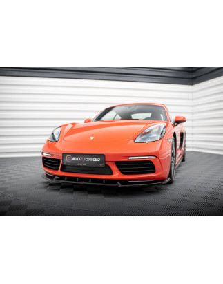 SPLITTER ANTERIORE V.1 Porsche 718 Cayman 982c (Cod. M-PO-CA-718-FD1G)