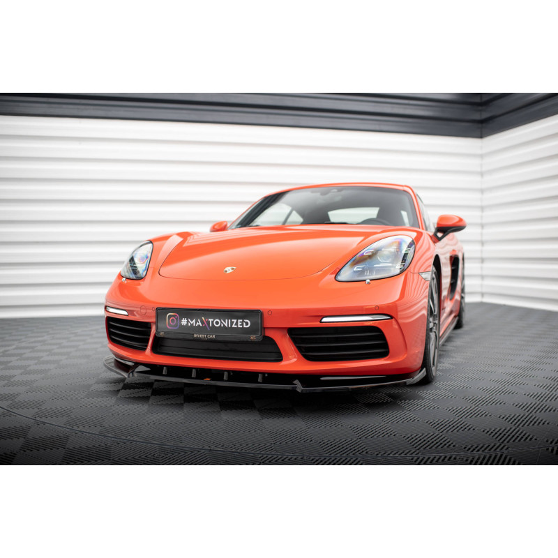 SPLITTER ANTERIORE V.1 Porsche 718 Cayman 982c (Cod. M-PO-CA-718-FD1G)