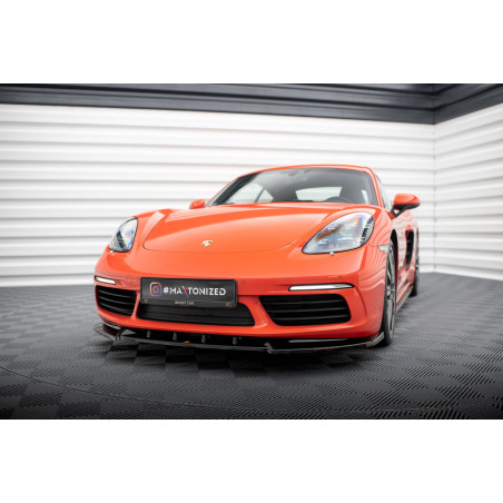 SPLITTER ANTERIORE V.1 Porsche 718 Cayman 982c (Cod. M-PO-CA-718-FD1G)